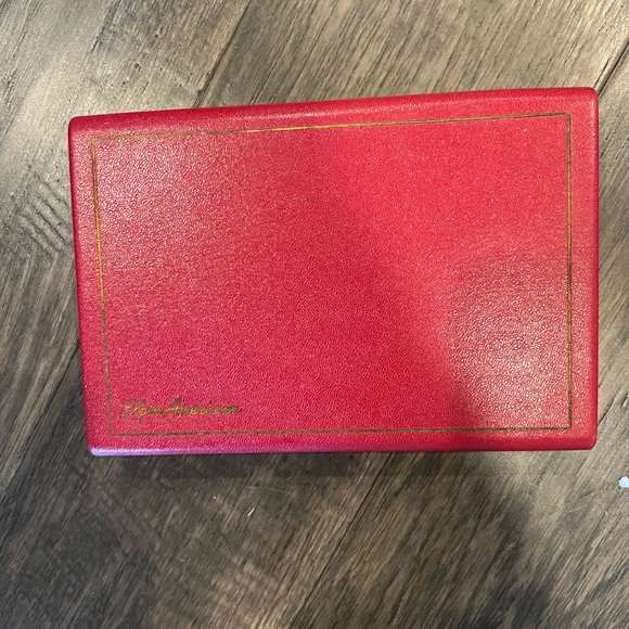 Vintage Elgin American Watch Case Display Box-Pink Crushed Velvet-1940's-1950's - Picture 9 of 10